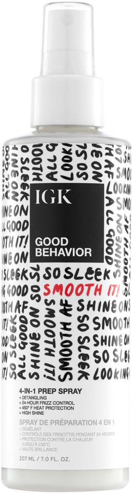 IGK Good Behavior 4-in-1 Prep Spray 207 ml