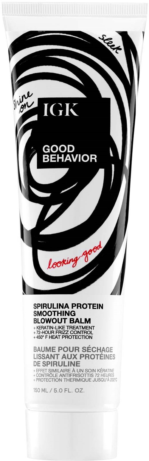 IGK Good Behavior Spirulina Protien Smoothing Blowout Balm 150 Ml igk-good-behavior-spirulina-protien-smoothing-blowout-balm-150-ml