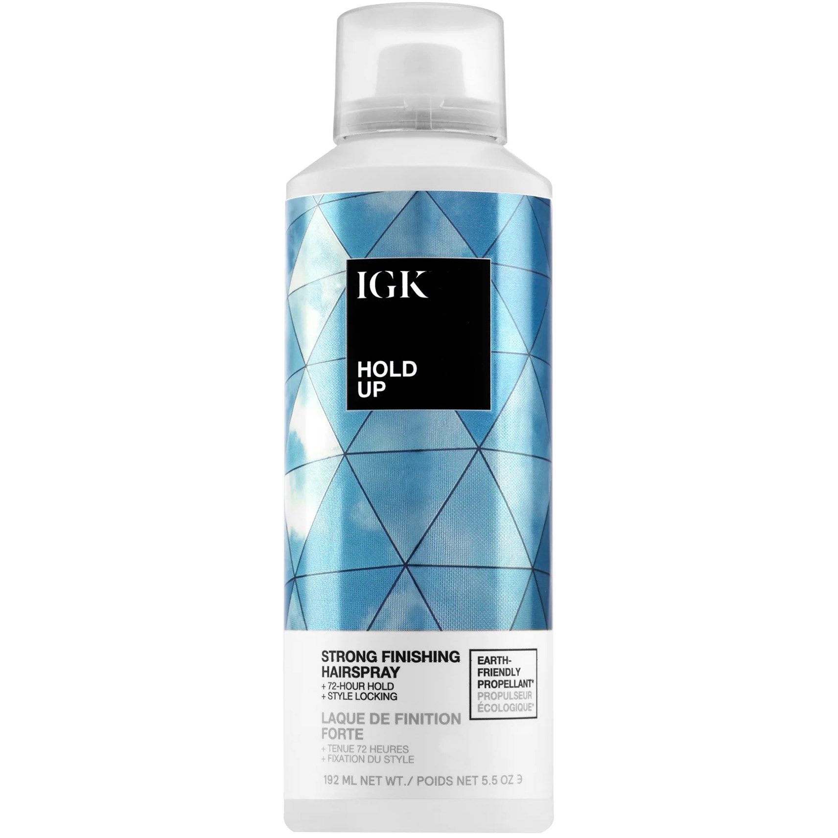 IGK Hold Up Strong Hold Hairspray (192 ml)