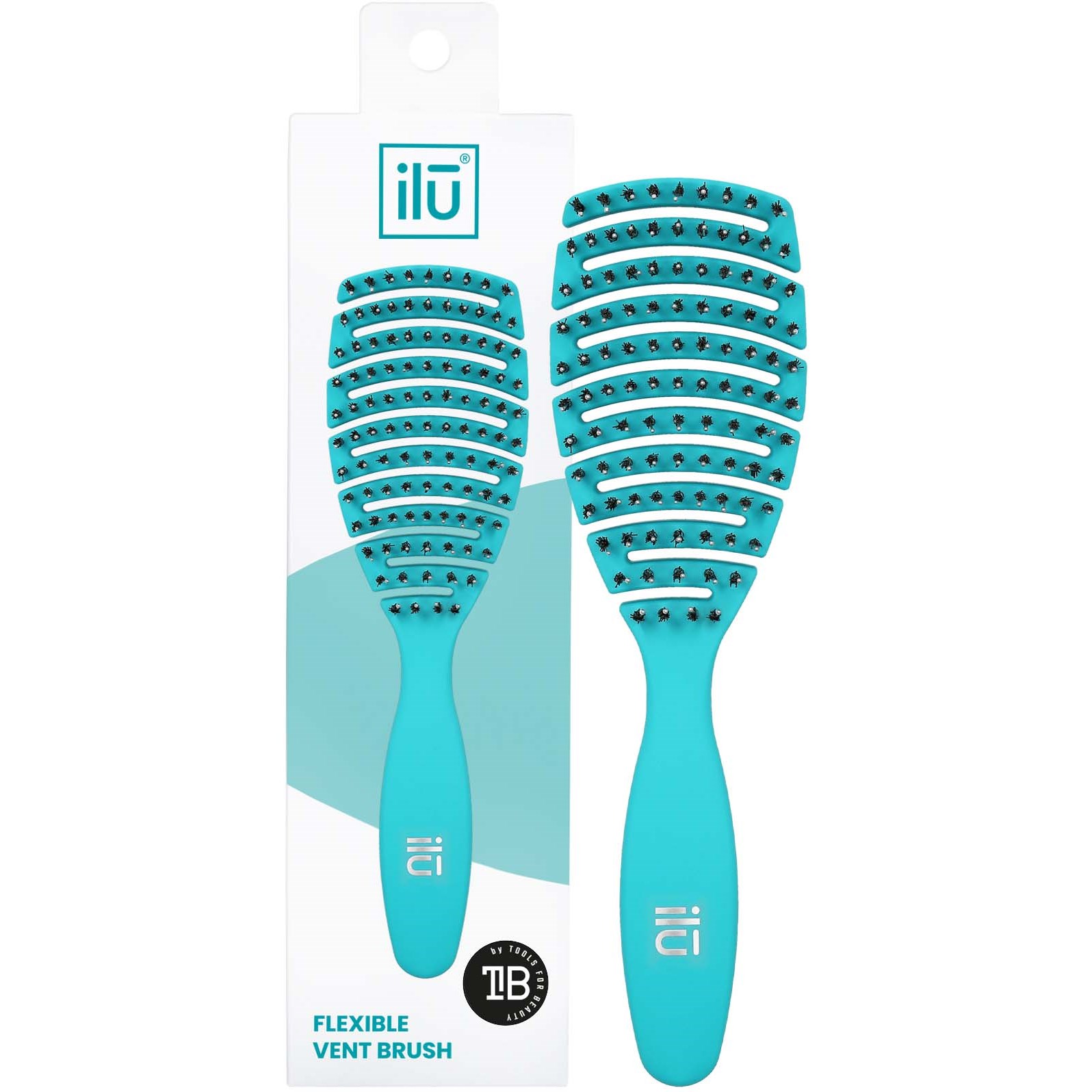Läs mer om ilū Hairbrush Easy Detangling Ocean Blue