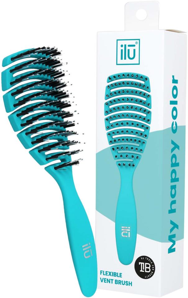 ilū Hairbrush Easy Detangling Ocean Blue