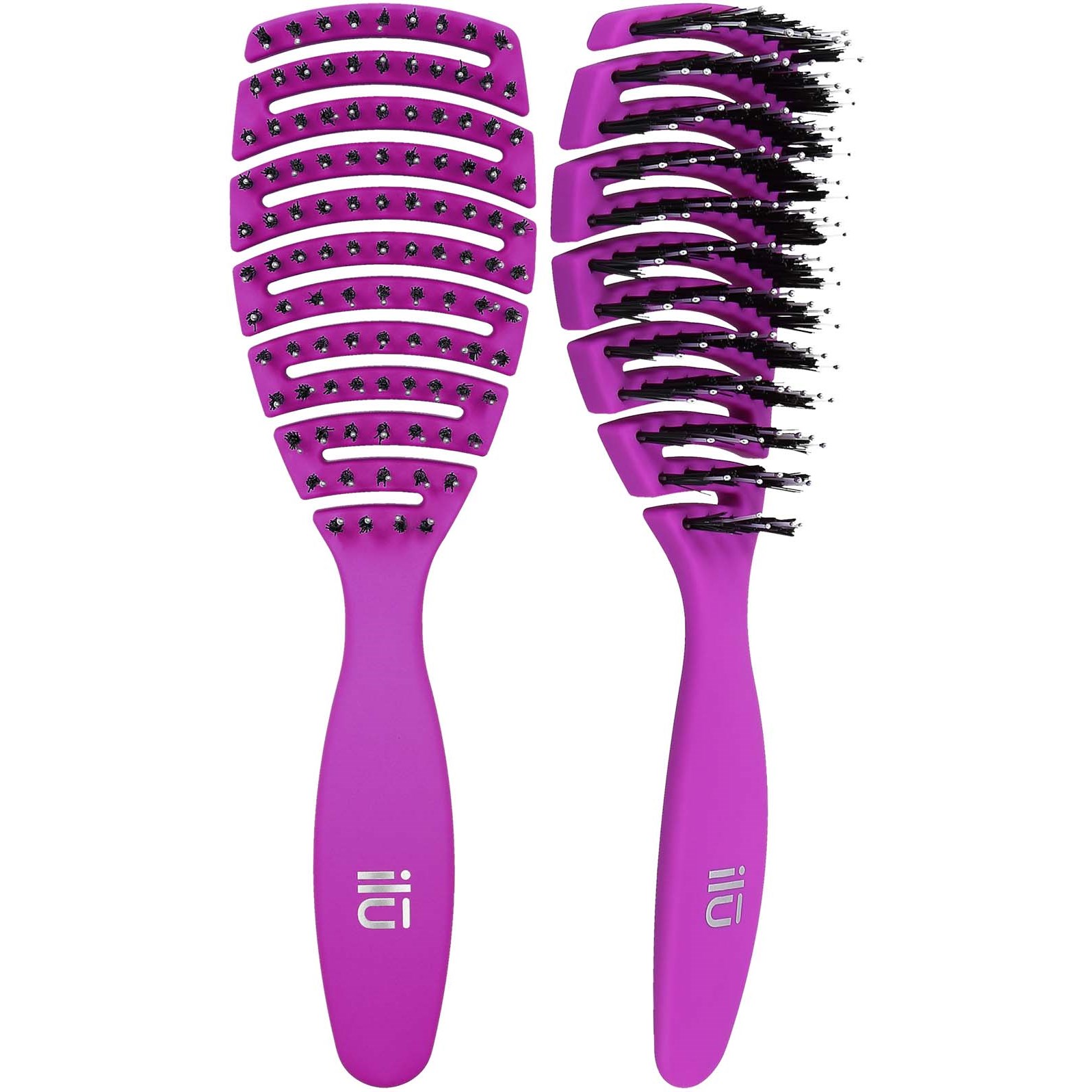 ilū Hairbrush Easy Detangling Purple (obrázok 8)
