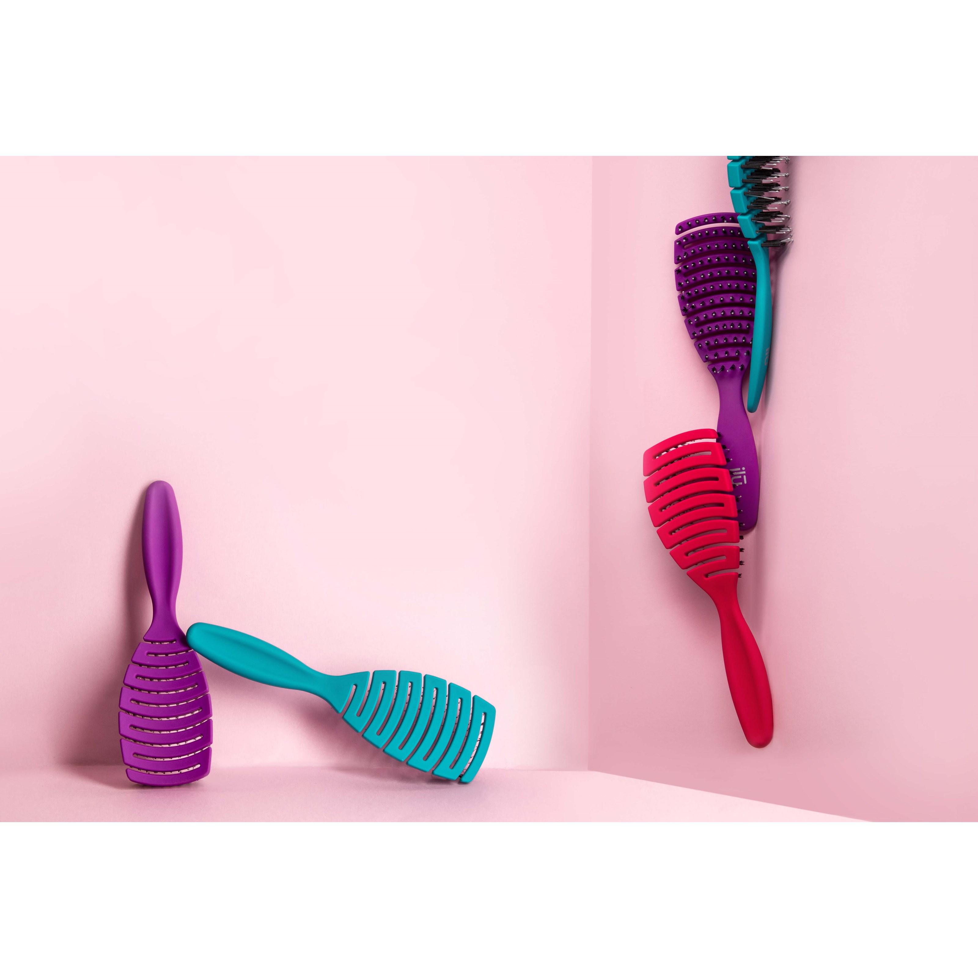 ilū Hairbrush Easy Detangling Rose (obrázok 3)