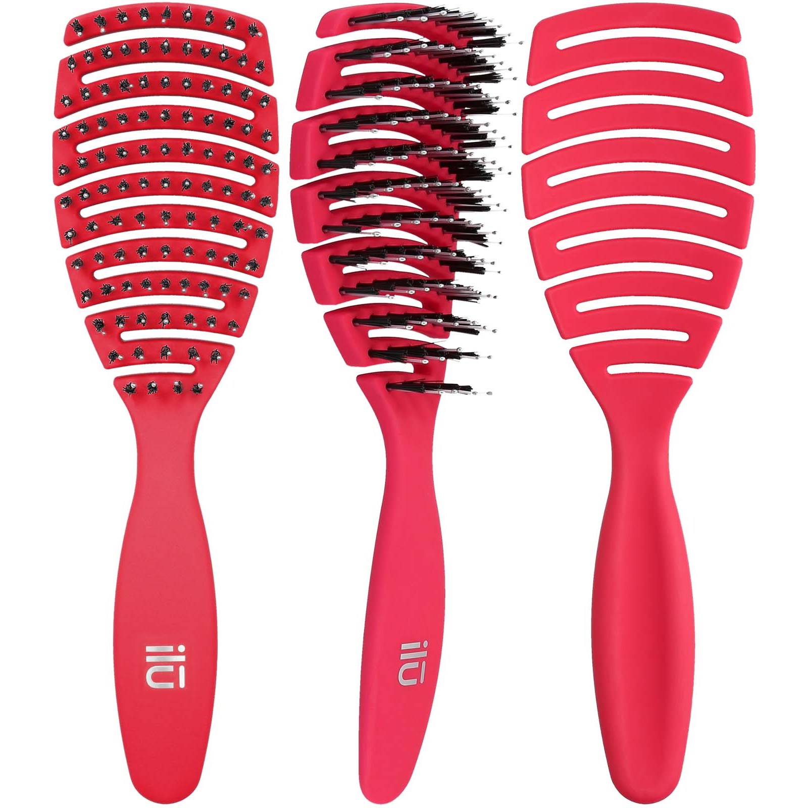 ilū Hairbrush Easy Detangling Rose (obrázok 4)