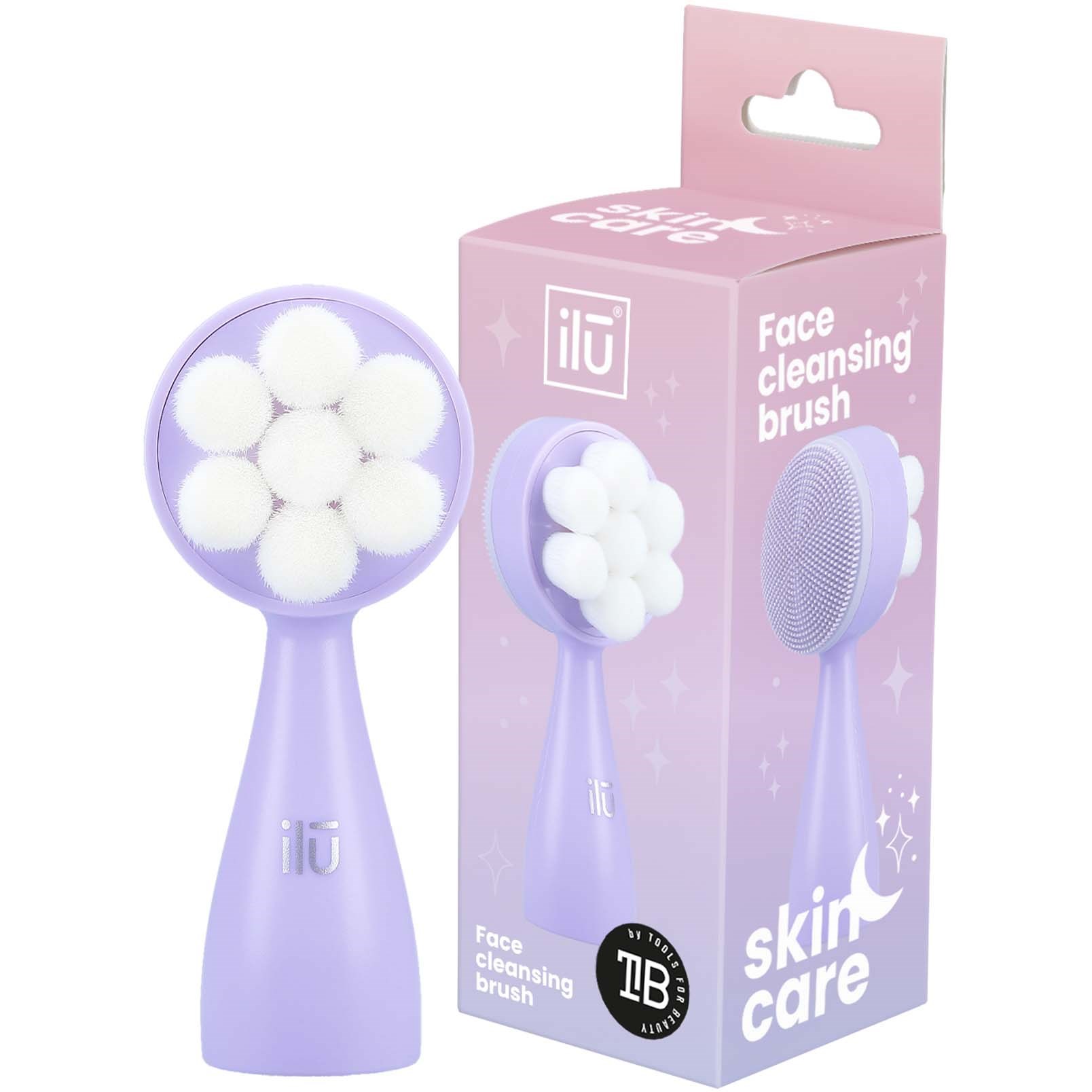 Bilde av Ilū Spa & Skincare Face Cleansing Brush Purple