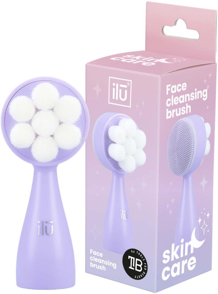 ilū Spa & Skincare Face Cleansing Brush Purple