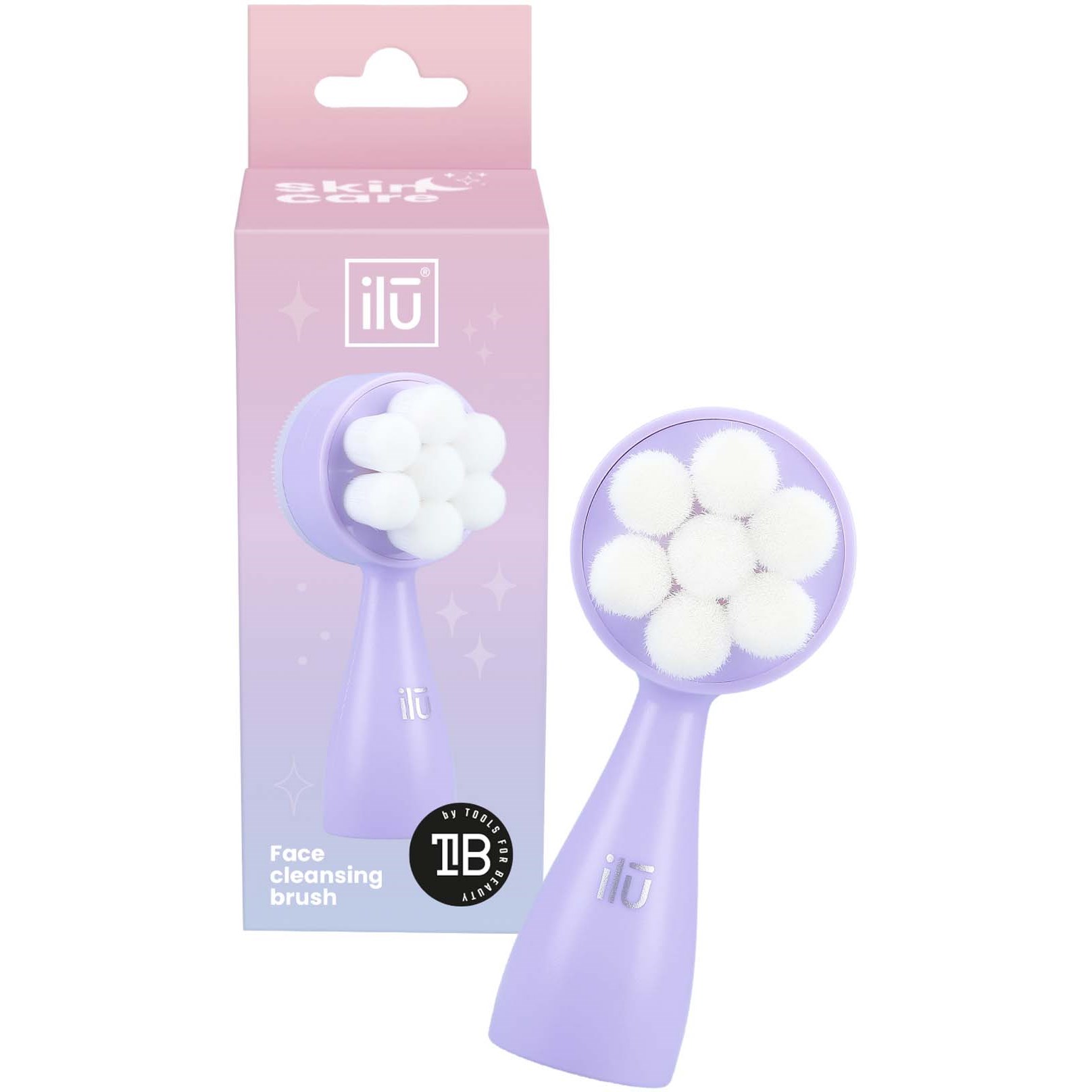 ilū Spa & Skincare Face Cleansing Brush Purple (obrázok 8)