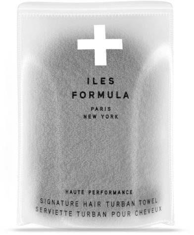 Iles Formula Hair Turban Towel Grey