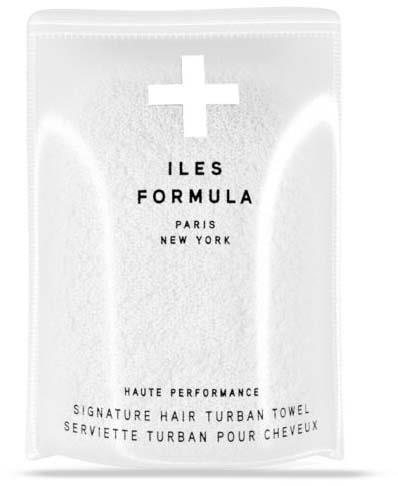 Iles Formula Hair Turban Towel White
