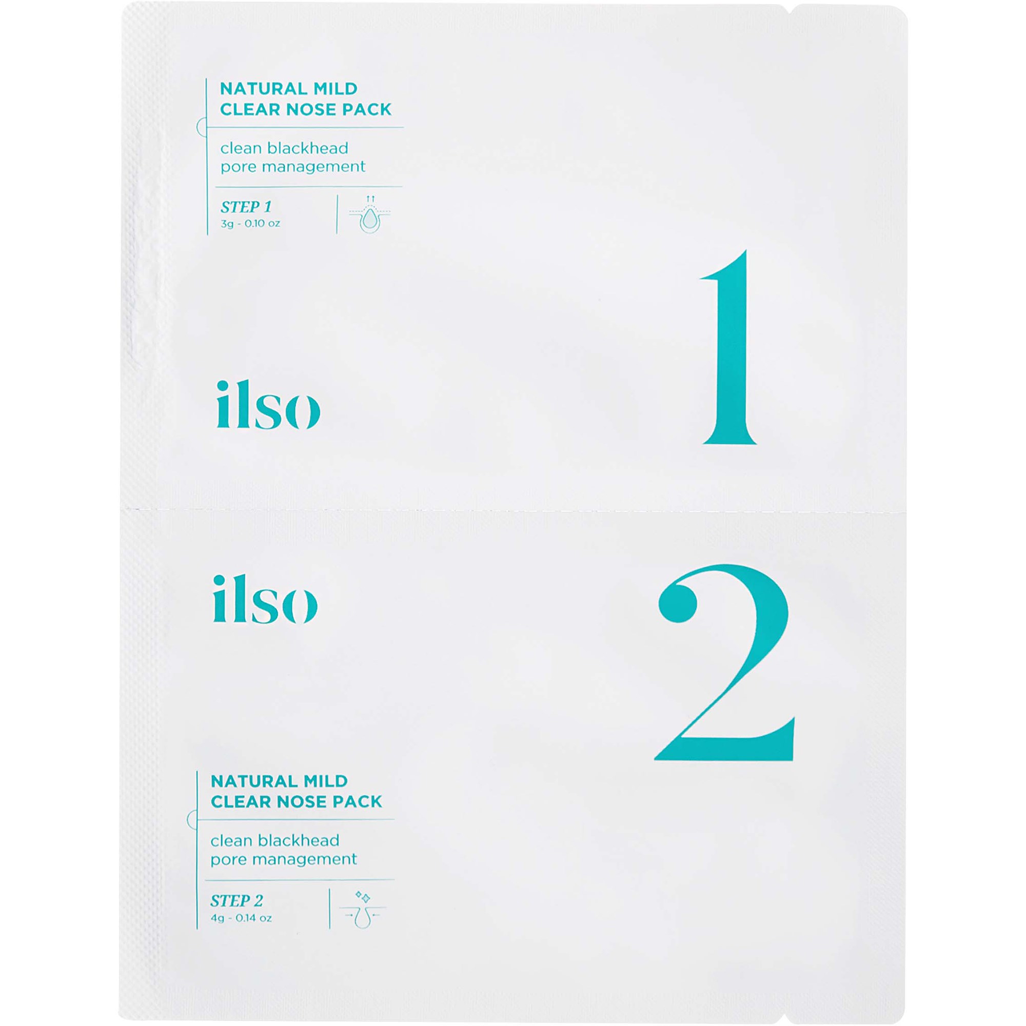 ilso Natural Mild Clear Nose Patch 4 g x 5 pcs 5 stk billede