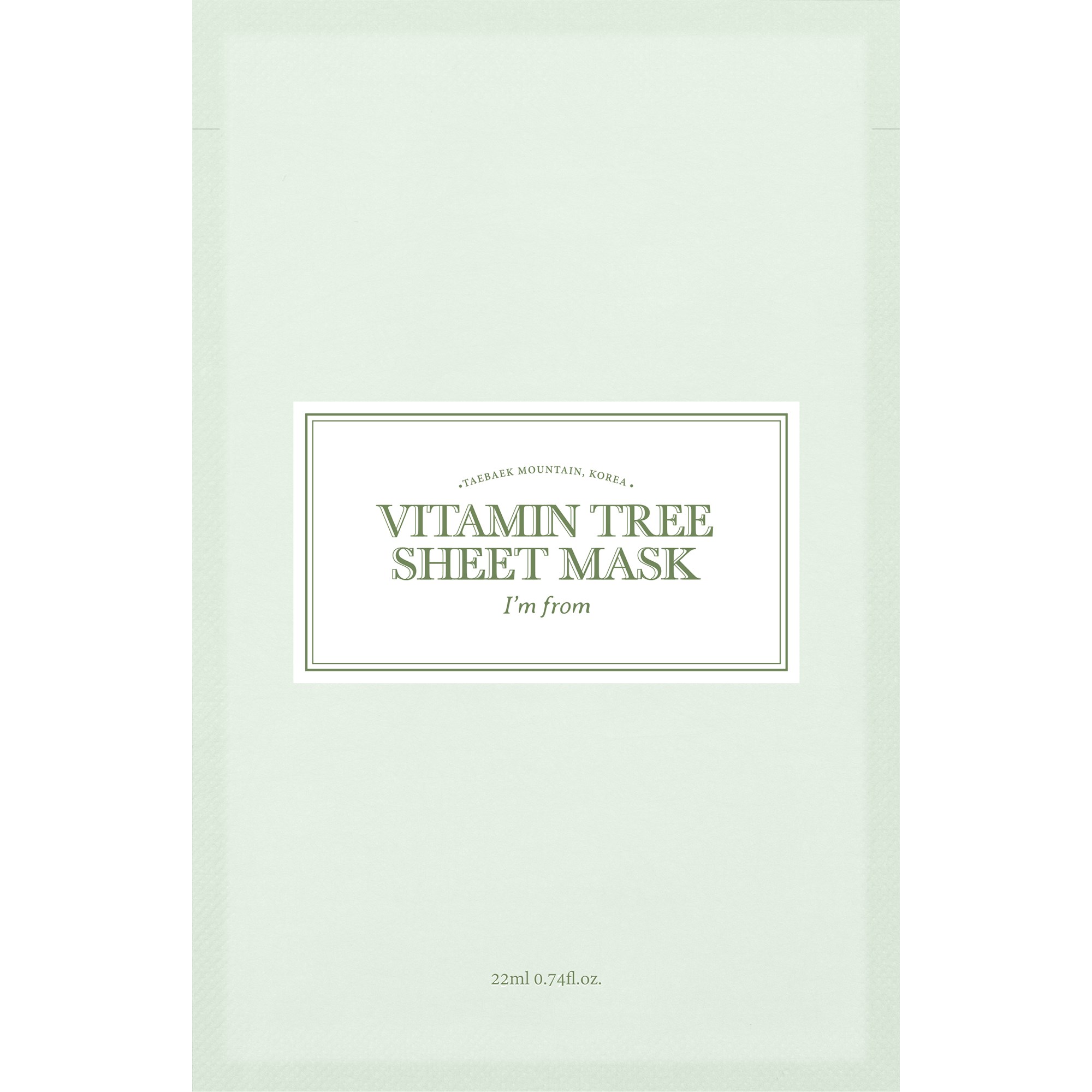 I'm From Vitamin Tree Sheet Mask 22 ml