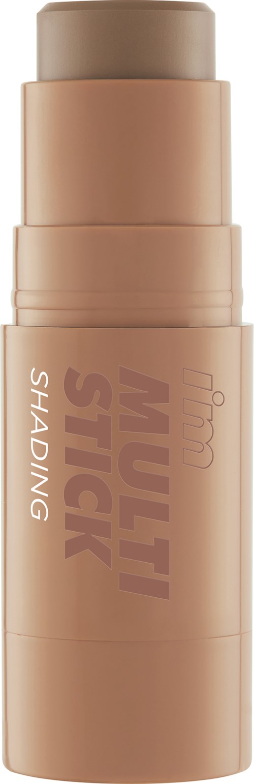Ett beige stift makeupprodukt med texten 'Multi Stick' och 'Shading' skrivet på det.