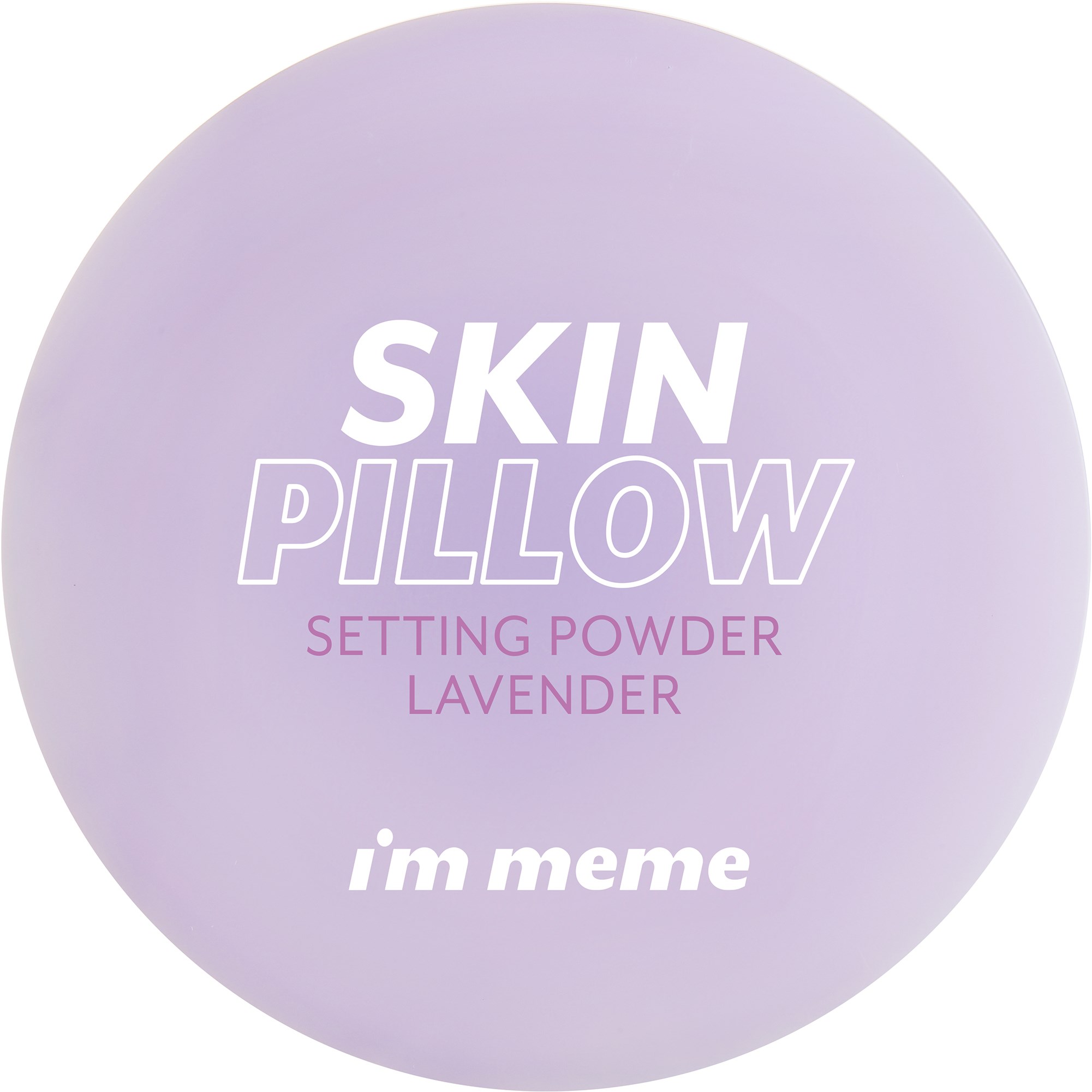 I'm Meme Skin Pillow Setting Powder Lavender billede