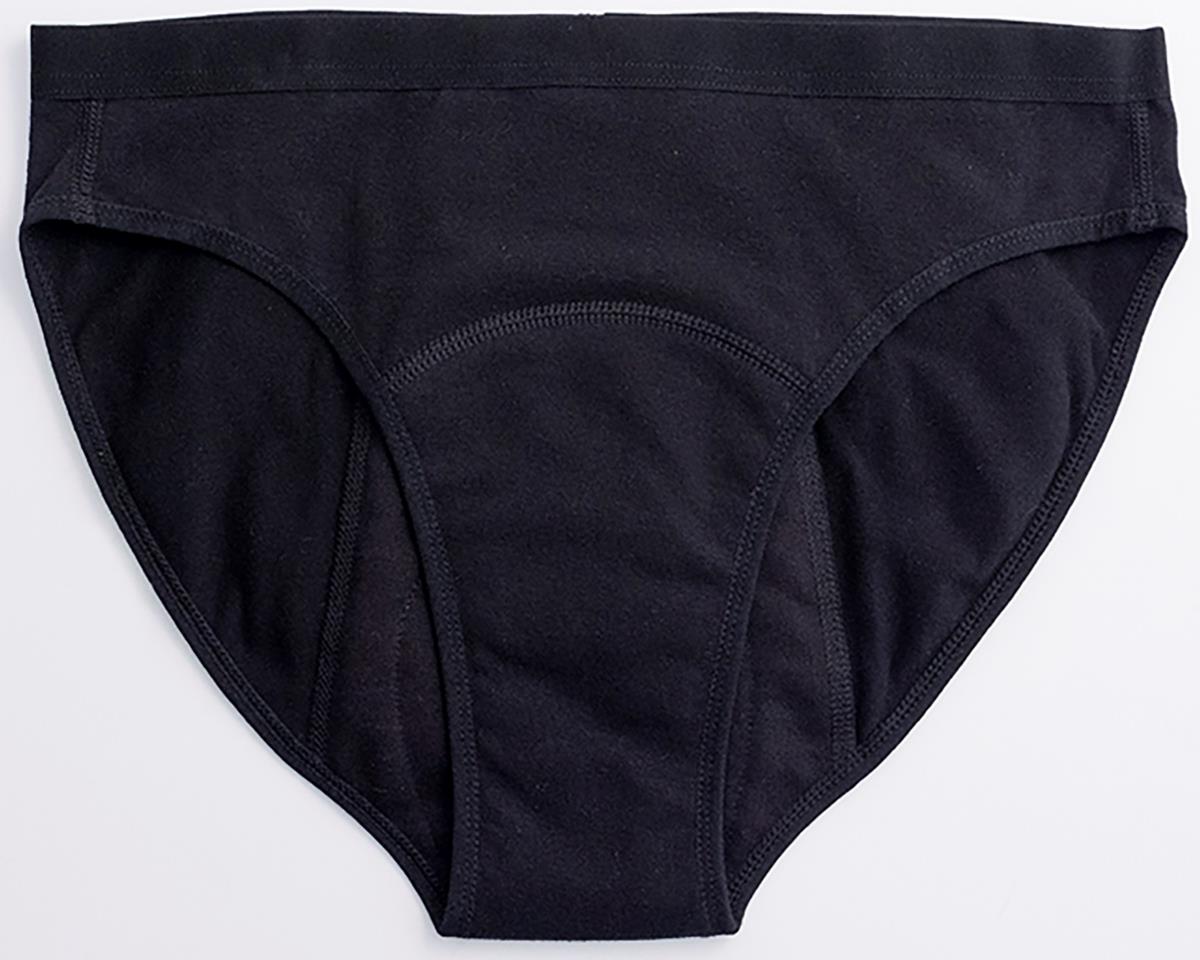 Grey Bikini Period Underwear - Medium Flow , M