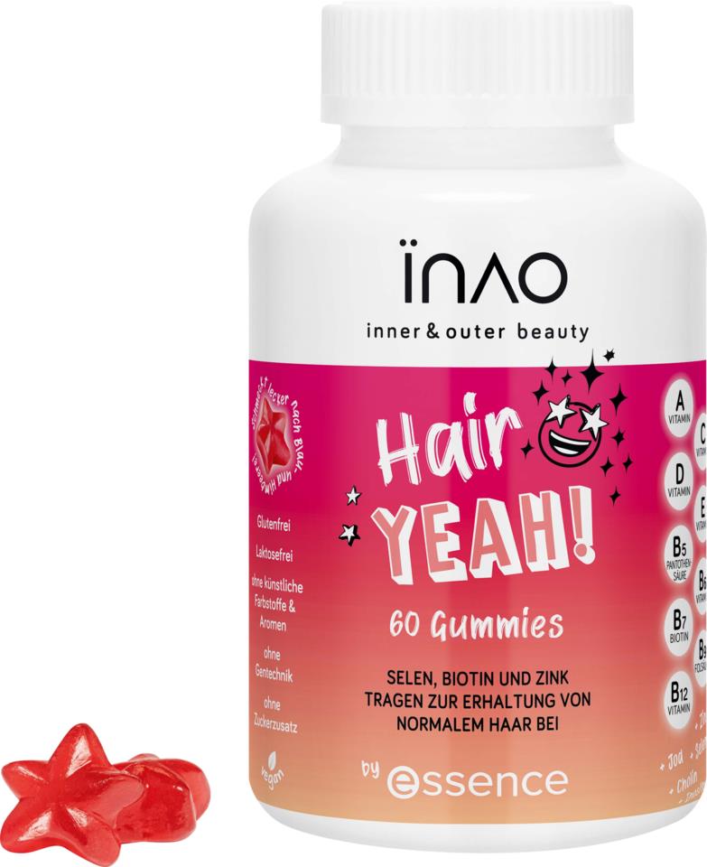 INAO inner and outer beauty Hair YEAH! gummies 60 Pcs
