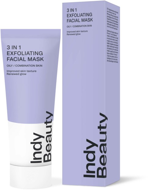 INDY BEAUTY 3 In 1 Exfoliating Facial Mask 75 ml