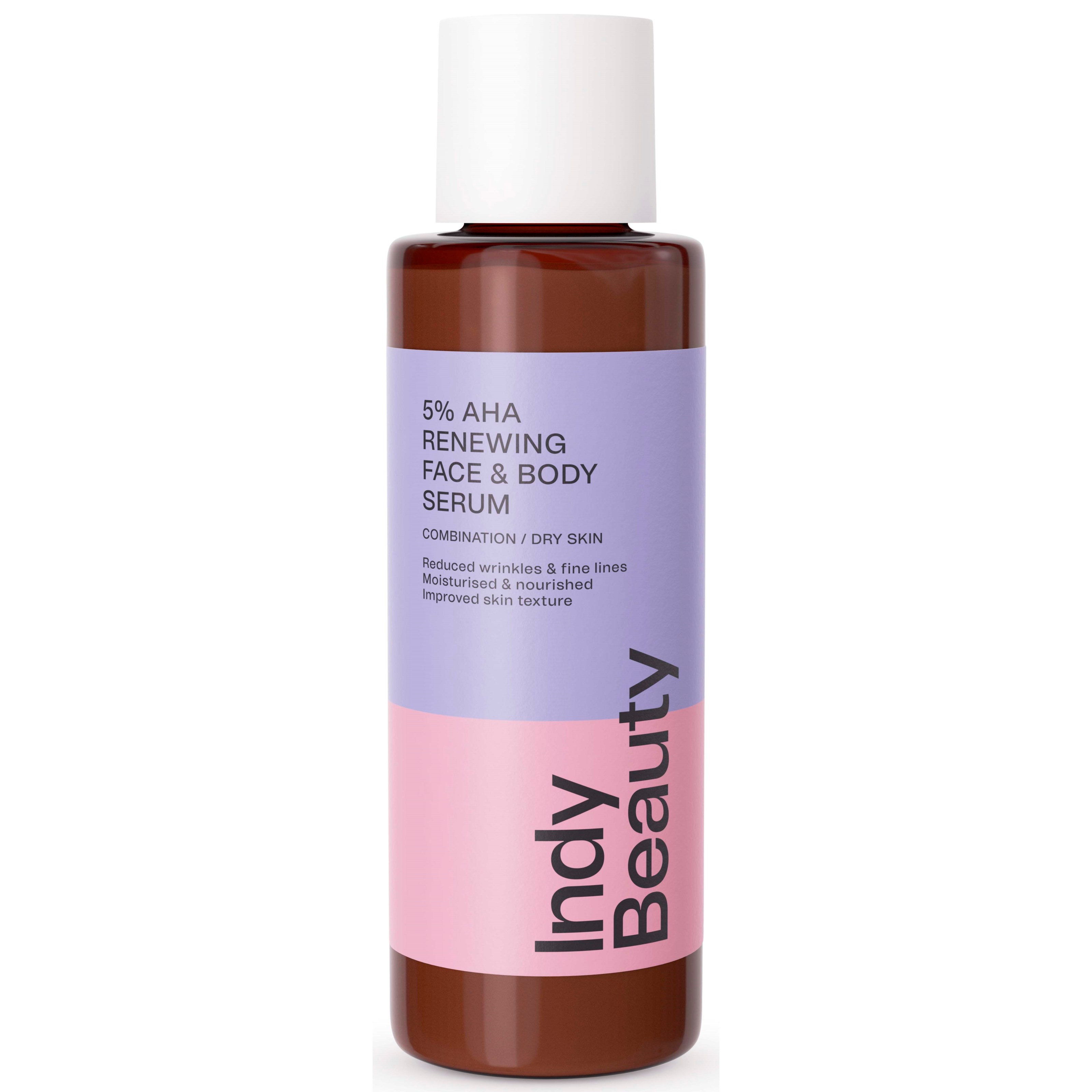 Läs mer om INDY BEAUTY AHA 5% Renewing Body Serum 100 ml