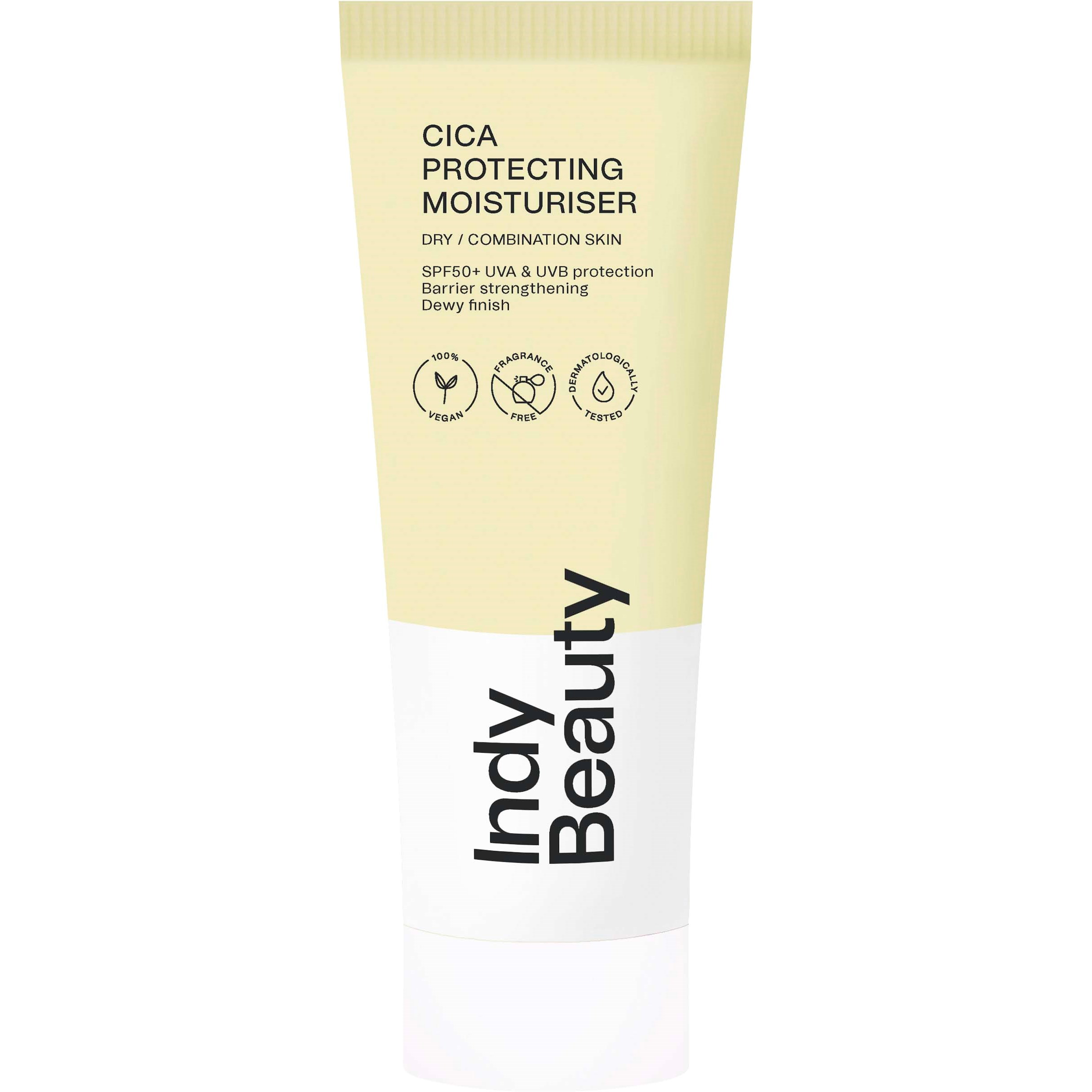INDY BEAUTY Cica Protecting Moisturiser SPF50 50 ml billede