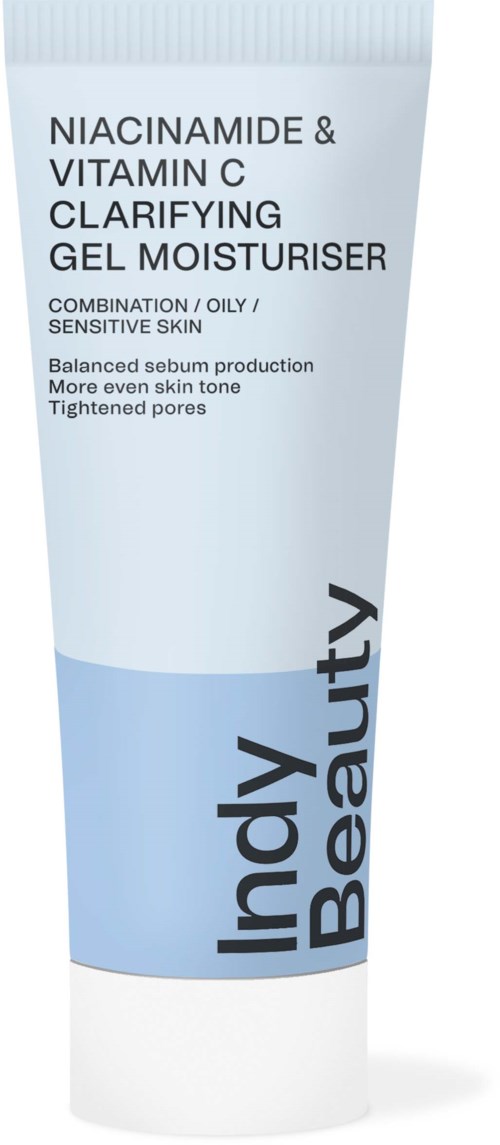 Tube mit Niacinamid und Vitamin C Gel-Feuchtigkeitscreme für fettige und empfindliche Haut. Reduziert Poren und verbessert den Hautton.