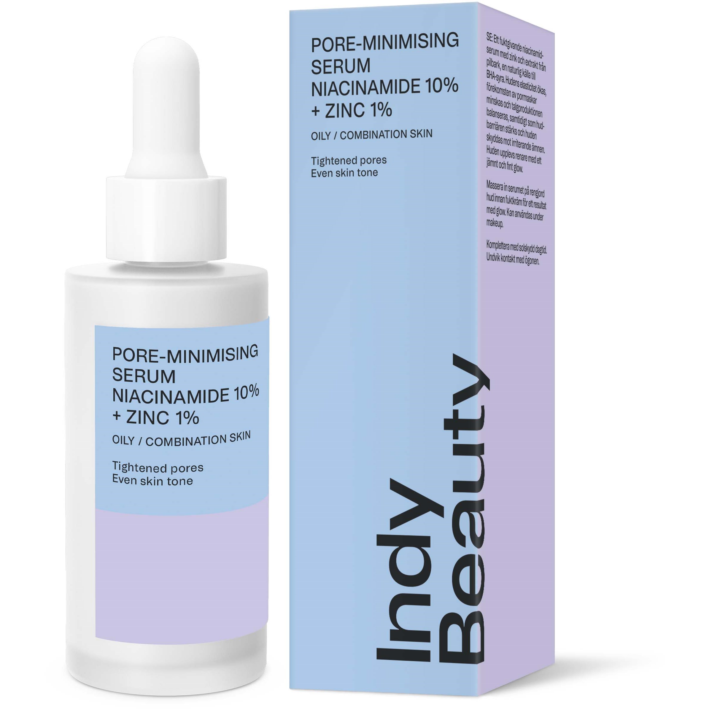INDY BEAUTY Pore-minimising Serum Niacinamide 10% + Zinc 1% 30 ml billede