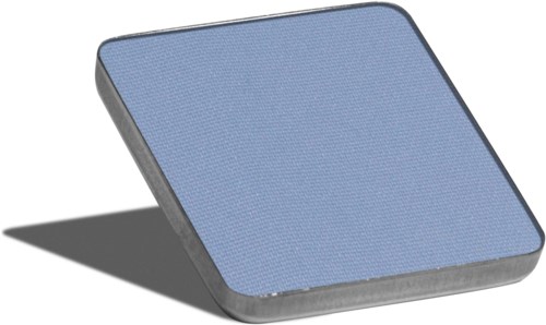 A small, square, blue device with rounded edges and a textured top surface. It casts a shadow.