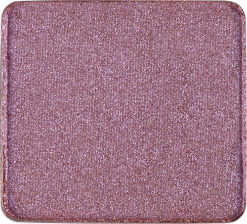 A square, pinkish-purple makeup eyeshadow with a shimmery, textured surface and rounded edges.