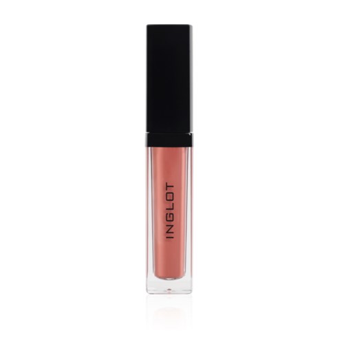 A tube of pinkish lip gloss or liquid makeup with a black cap, labeled 'INGLOT.'