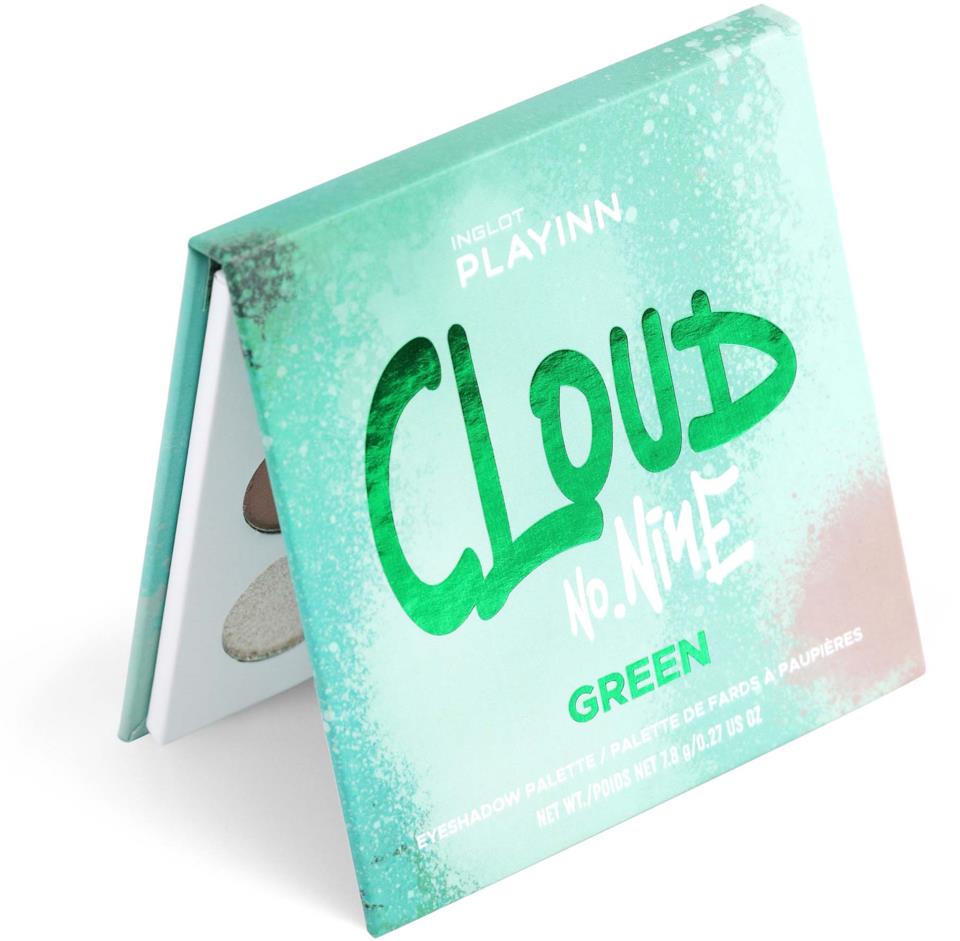 Inglot Playinn Cloud No. Nine Green Eyeshadow Palette
