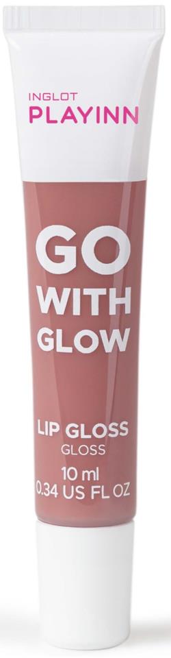 Inglot Playinn Go With Glow Lip Gloss Pink 23