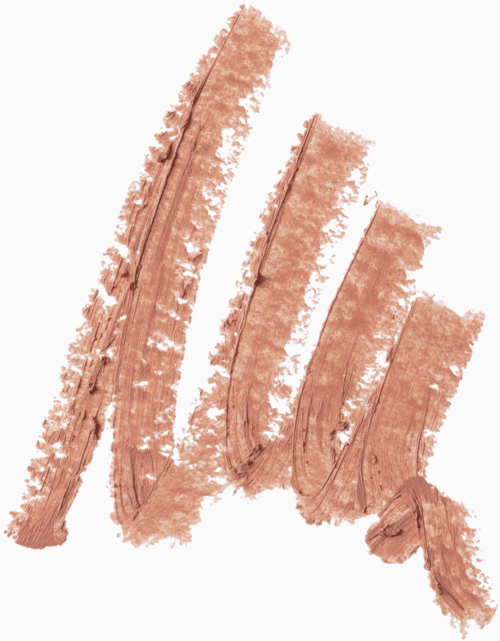 Brownish, textured strokes resembling paint or brush marks, irregular in shape and size, on a white background.