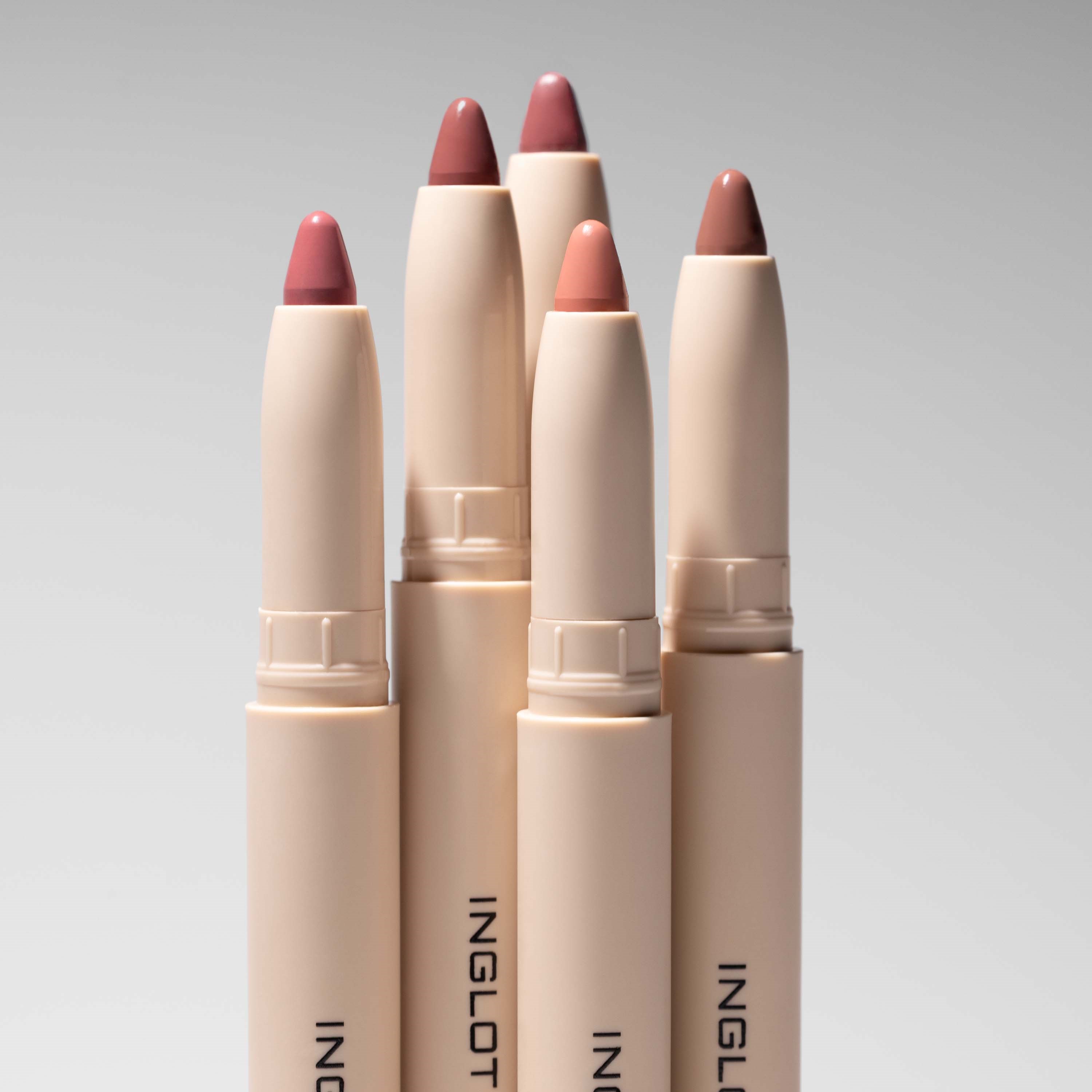 Inglot Velvet Define Lip Pencil Pale Raspberry 62 (obrázok 4)