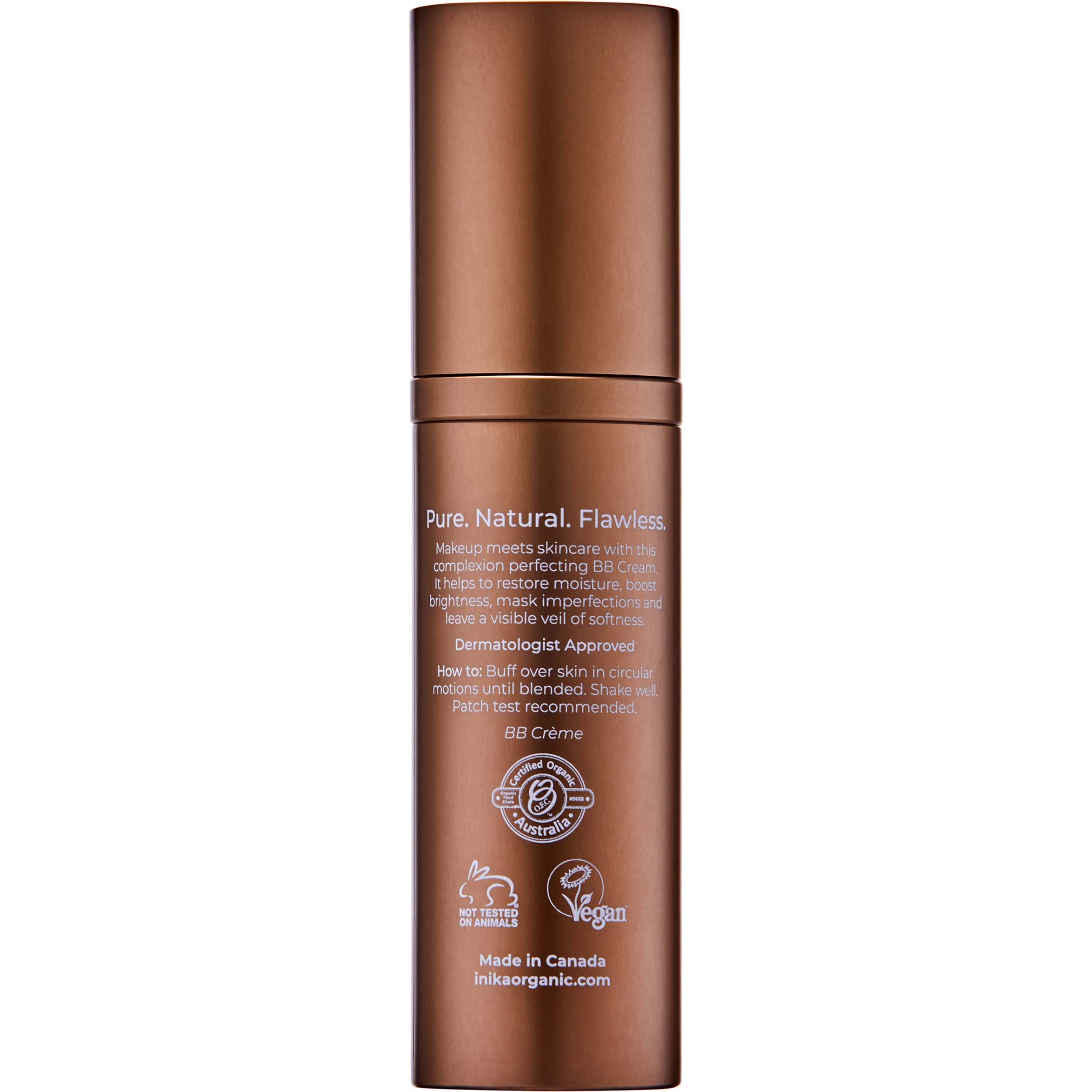 Inika Organic BB Cream - krem do twarzy Porcelain (obrázok 5)