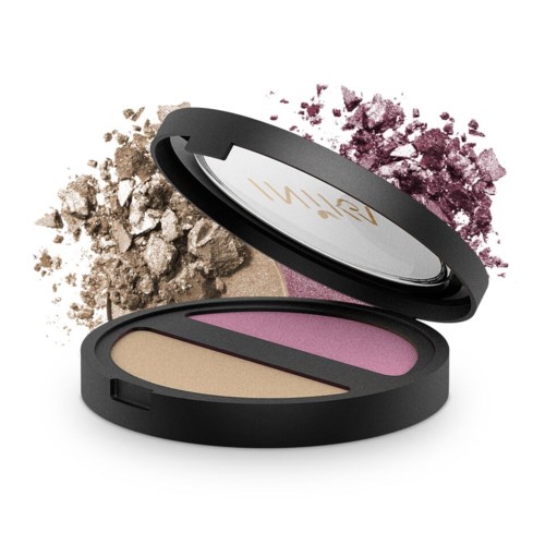 Inika Organic Pressed Mineral Eye Shadow Duo Plum & Pearl