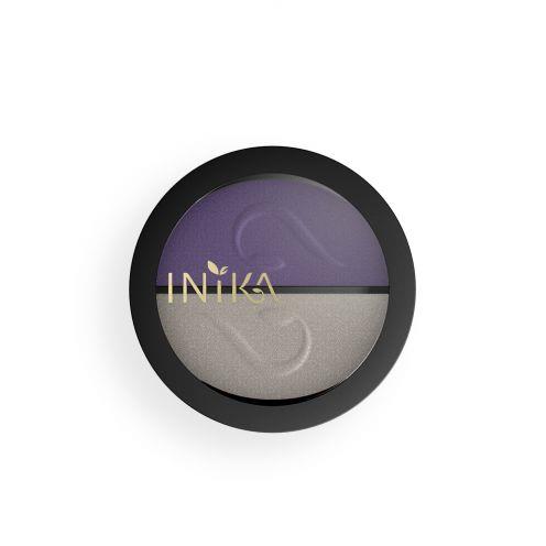 Inika Organic Pressed Mineral Eye Shadow Duo Purple Platinum