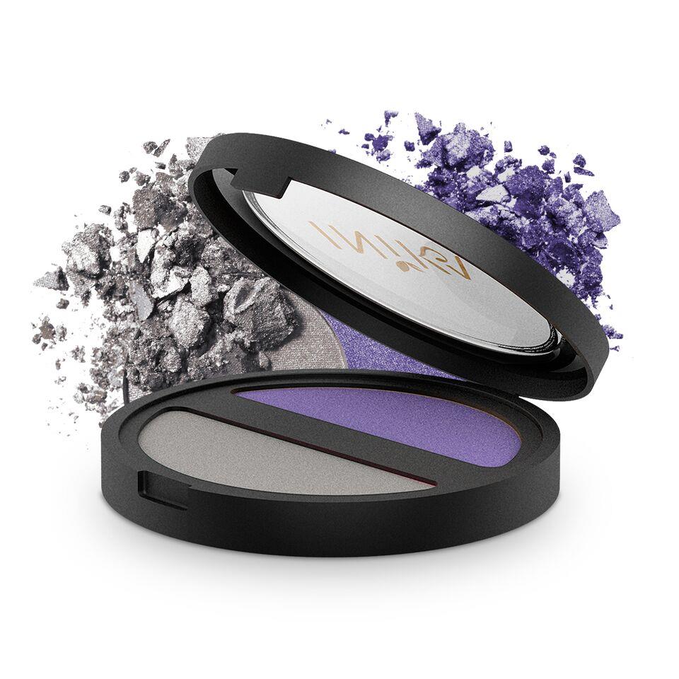 Inika Organic Pressed Mineral Eye Shadow Duo Purple Platinum