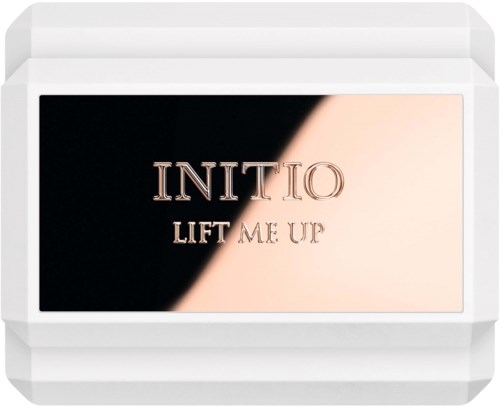 A beauty product called INITIO Lift Me Up with a simple, elegant design and soft color scheme.