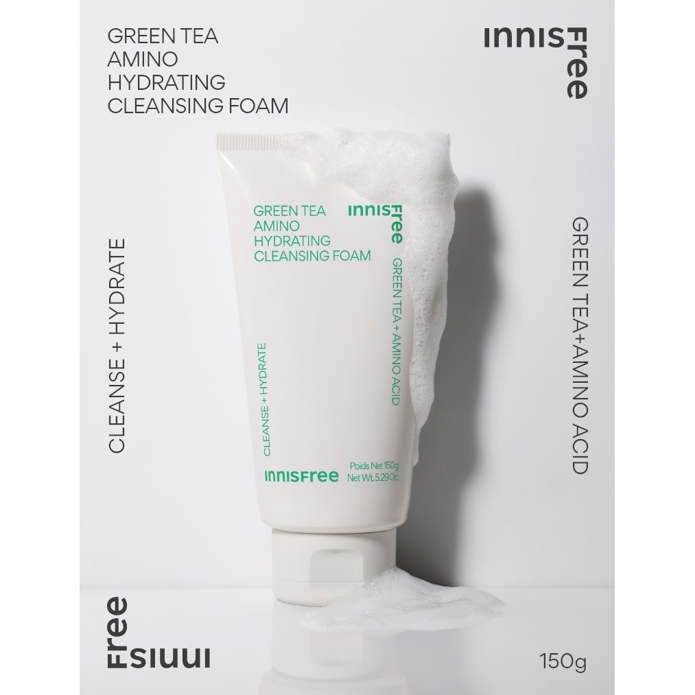 Innisfree Green Tea Amino Moisture Cleansing Foam 150 g (obrázok 4)