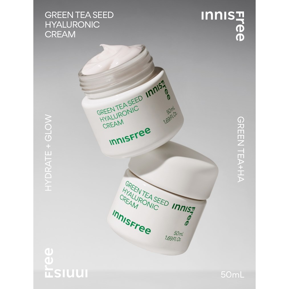Innisfree Green Tea Seed Hyaluronic Acid Cream 50 ml (obrázok 4)