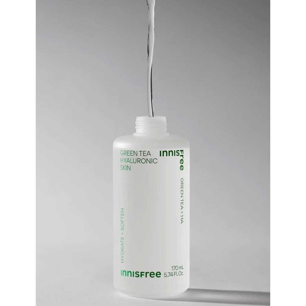 Innisfree Green Tea Hyaluronic Acid Skin 170 ml (obrázok 5)