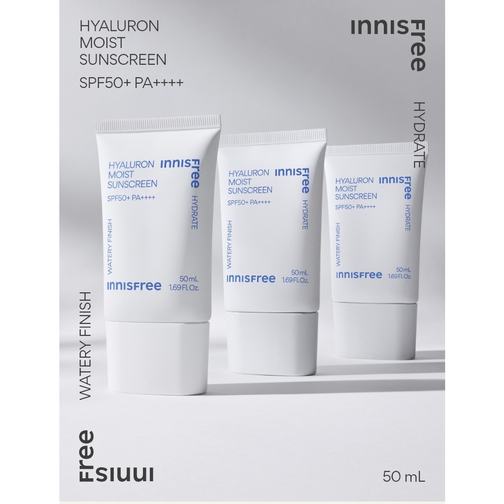 Innisfree Hyaluron Moist Sunscreen SPF50+ PA++++ 50 ml (obrázok 5)