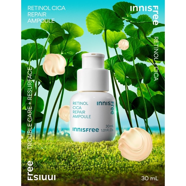 Innisfree Retinol Cica Repair Ampoule 50 ml (obrázok 4)