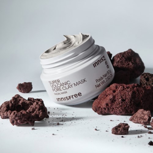 Глиняная маска для лица Innisfree Super Volcanic Pore Clay Mask с вулканической глиной, для жирной кожи, 80 г — фото 4