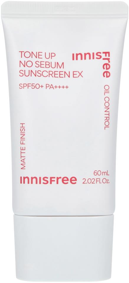 Innisfree Tone Up No Sebum Sunscreen EX SPF50 60 ml