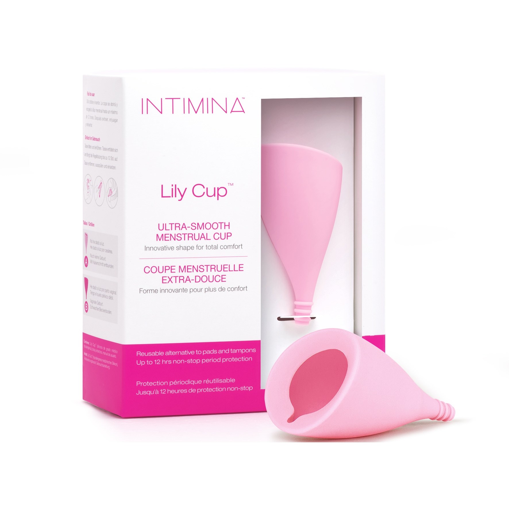 Läs mer om INTIMINA Lily Cup A window Menstrual cup