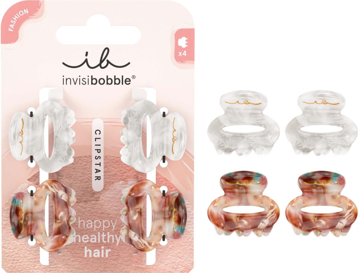 Invisibobble Fashion Clipstar Petit Bijoux 4 pcs