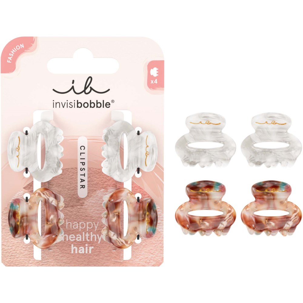 Invisibobble Invisibobble Fashion Clipstar Petit Bijoux 4 pcs