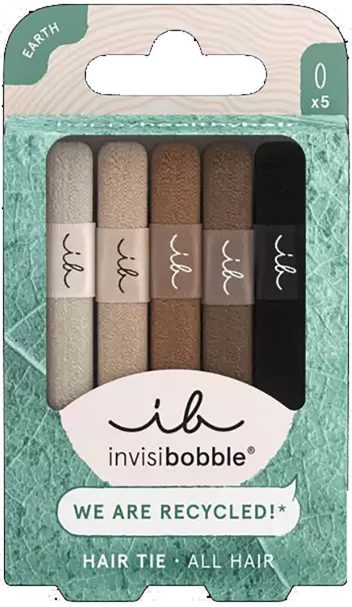 Invisibobble Earth Hair Tie 5 pcs Mocha