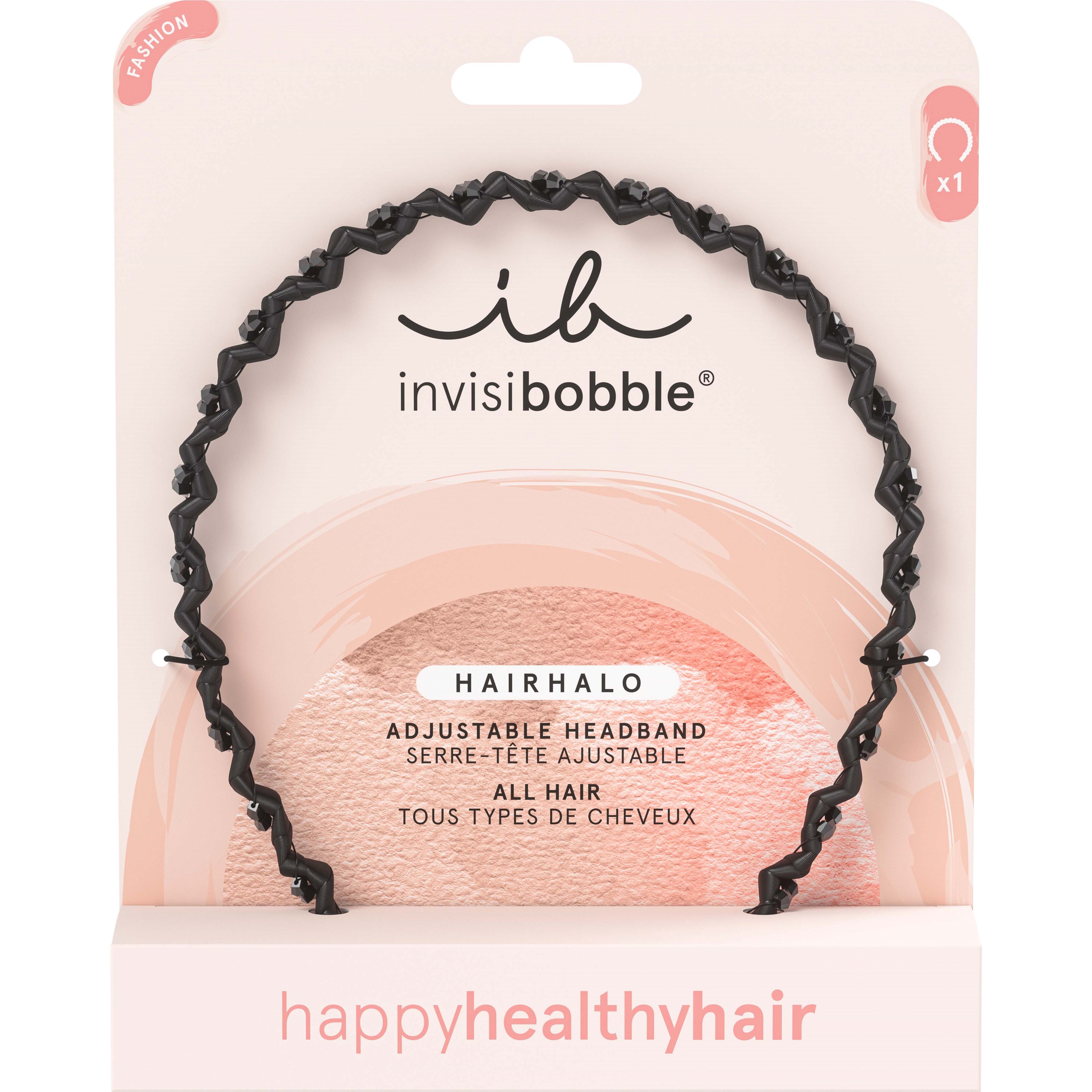 Läs mer om Invisibobble Hairhalo Black Sparkle