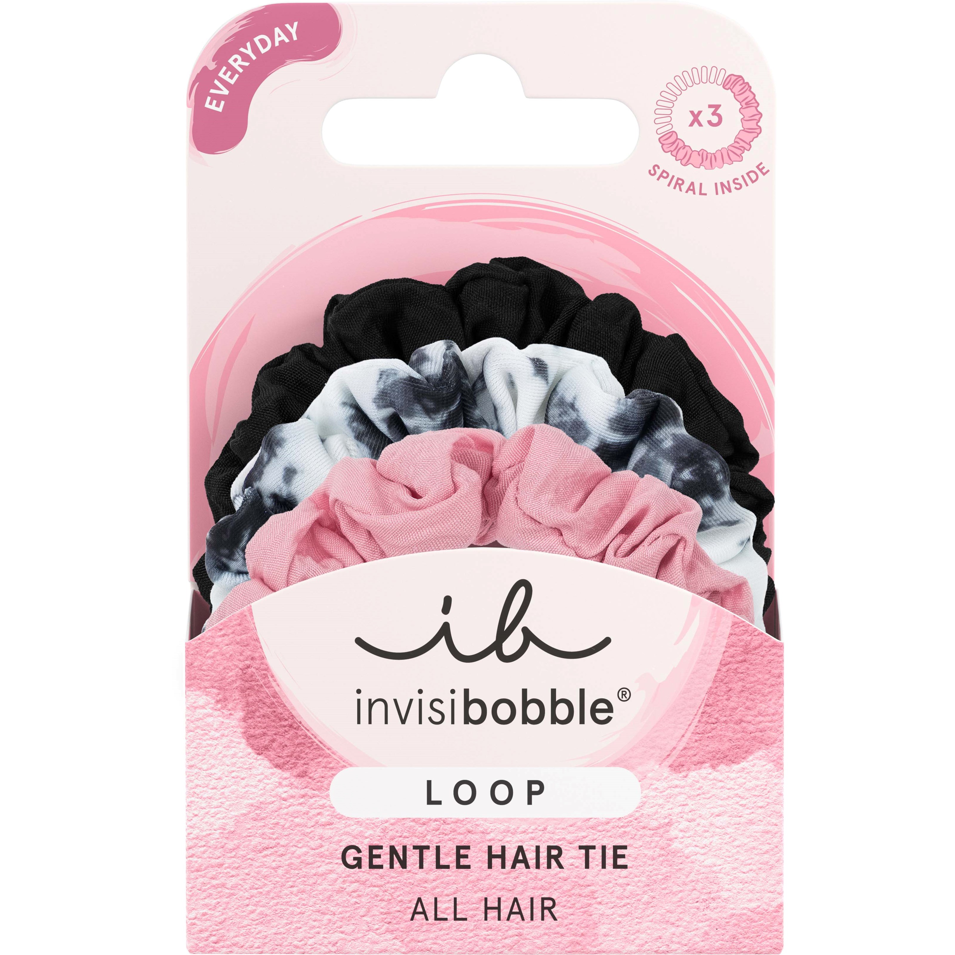 Invisibobble Everyday Loop Gentle Hair Tie 3 pcs billede