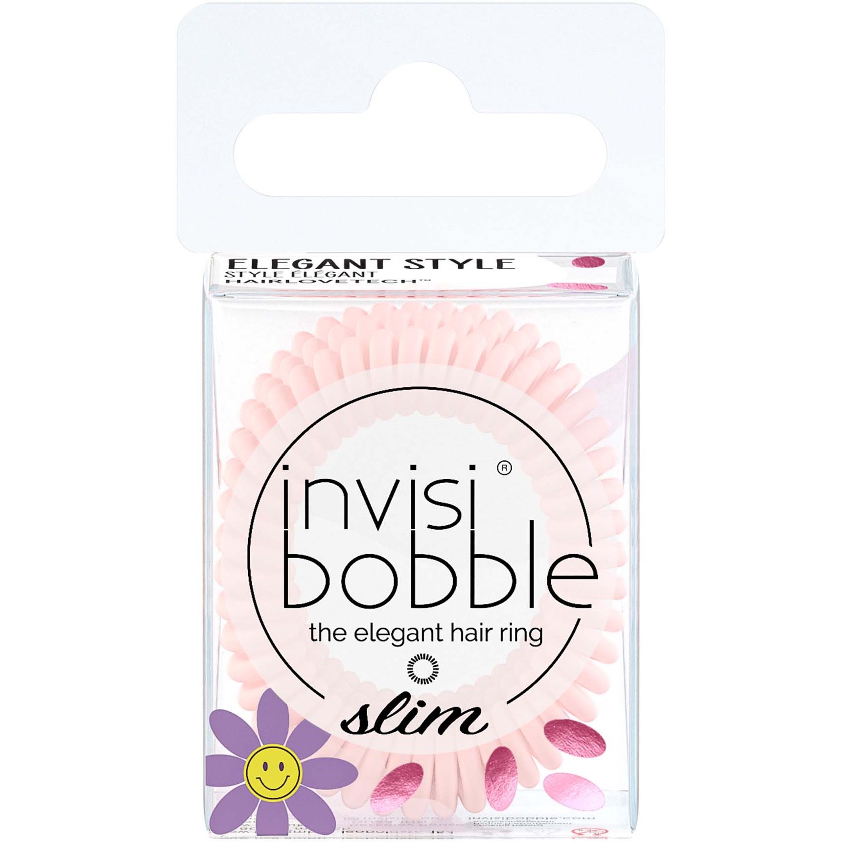 Invisibobble Slim Retro Dreamin’ Cuter Than You Pink